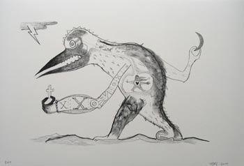 tony de lautour - lithograph