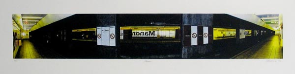 lee turner - manors - screenprint