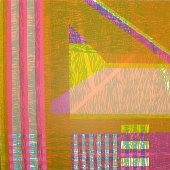 lee turner - magnolia walls, screenprint