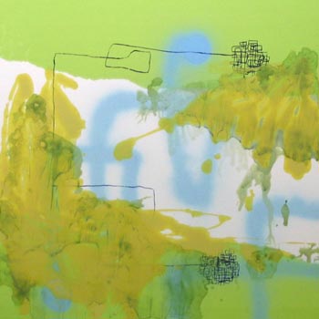lee turner - subconscious mind series, monoprint