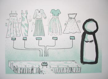 melynda mitchell - lithograph