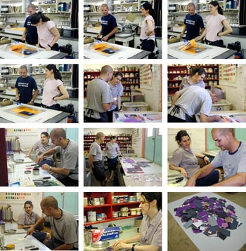 photos of lee turner working with ruth root