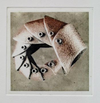 sharon mcjannet - shrimp - photo etching